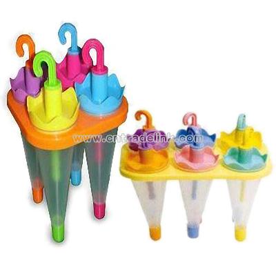 Ice Cream Popsicle Mould in Umbrella Shape