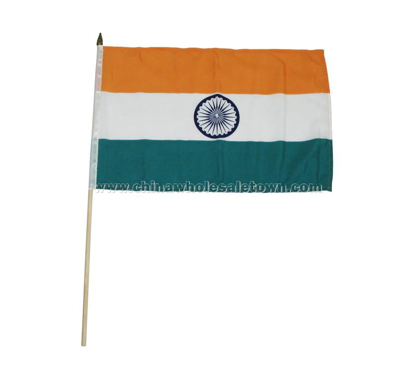 India Hand Flag, Hand Flag, Stick Flag