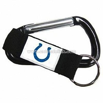 Indianapolis Colts Black Carabiner Keychain