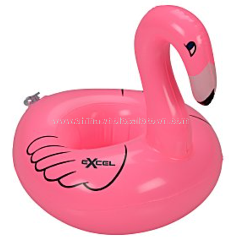 Inflatable Drink Holder - Pink Flamingo
