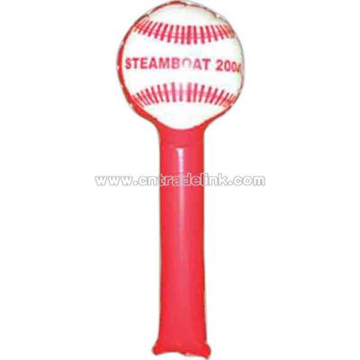 Inflatable baseball cheering shaker