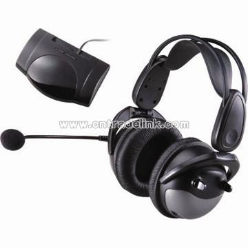 Infrared Wireless Stereo Headphone and Transmitter