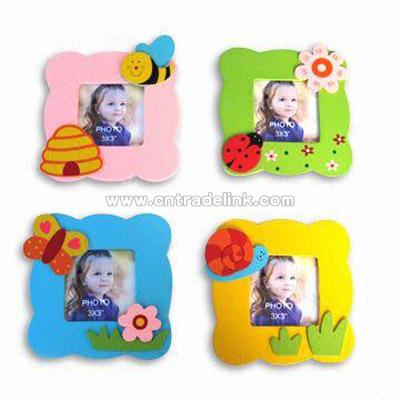 Insect Design Wooden Photo Frame