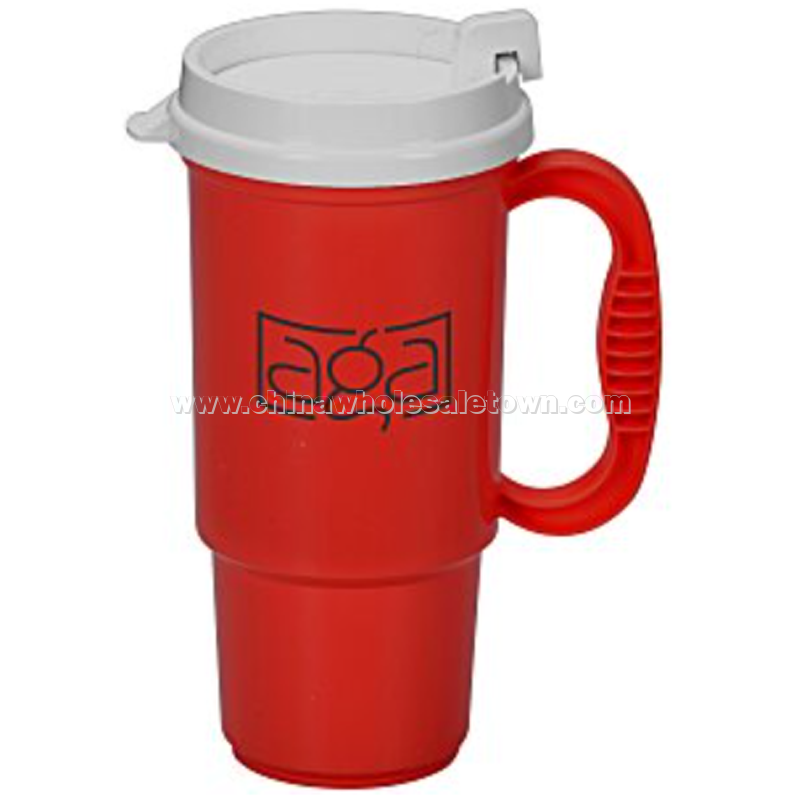 Insulated Auto Mug - 16 oz. - White Interior