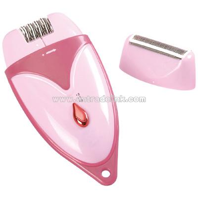 Interchangeable lady epilator / shaver set