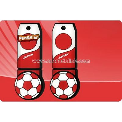 Japan Soccer USB Flash Drives