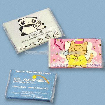 Japanese Cartoon-Themed Pocket Handkerchief