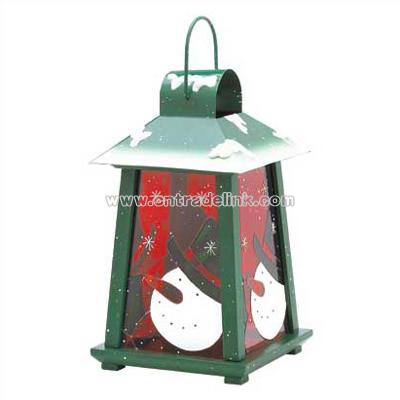 Jolly Snowman Lantern