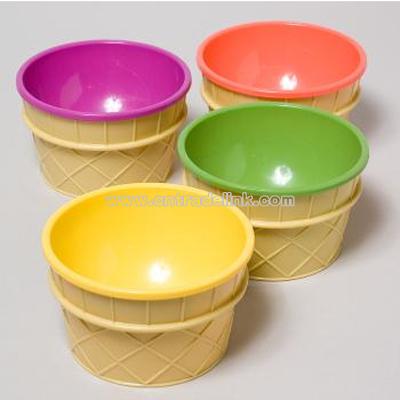 Jumbo Ice Cream Cone Cup Bowl