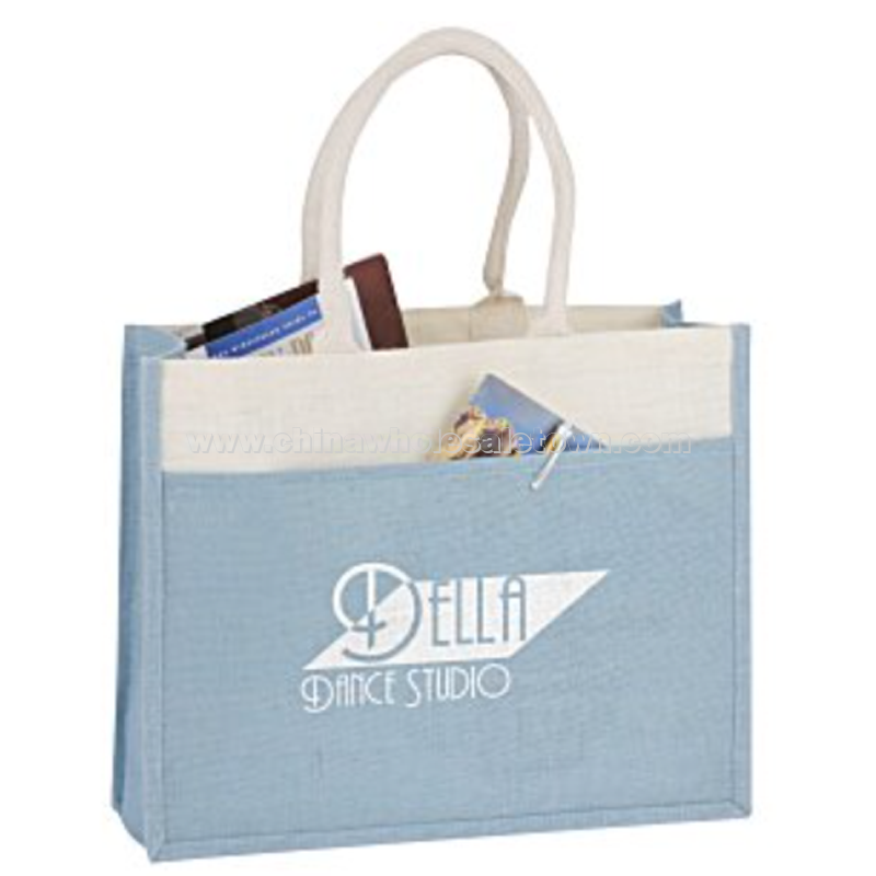 Jute Pocket Tote