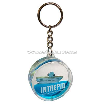 KEYCHAIN - INTREPID SHIP ON WATER