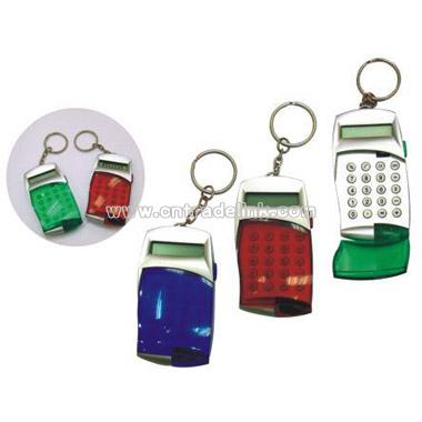 Key-Chain 8 digit Calculator With flip cover