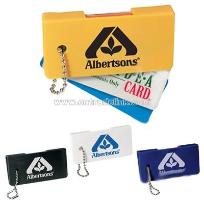 Key Chain Card Caddy