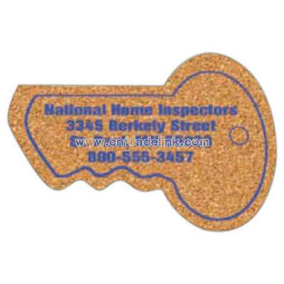 Key Shape cork coaster