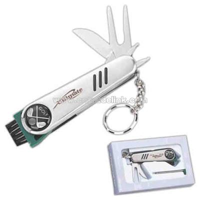 Key holder pro-golf 7 in 1 tool