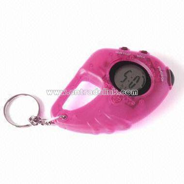 Keychain / Stopwatch with Time
