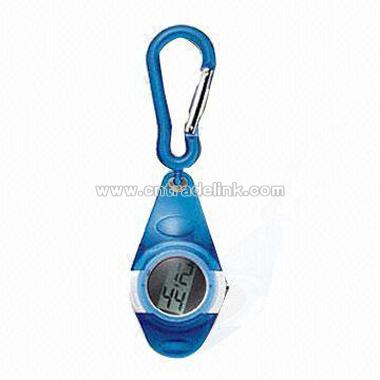 Keychain/Clip Watch with Vertical LCD Module