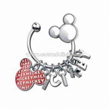 Keychain with Mickey Mouse Design