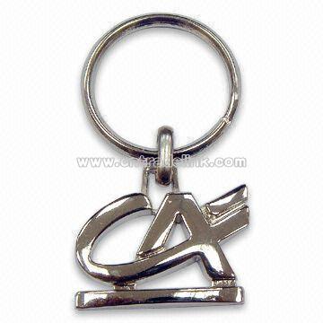 Keychain with Nickel Finish