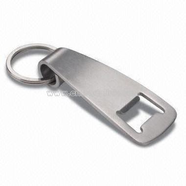 Keychain with Robust Key Ring and Bottle Opener
