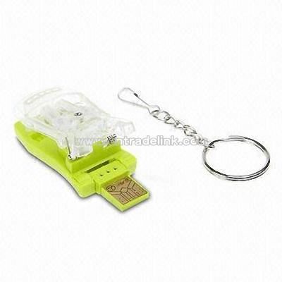 Keyring USB Flash Drive with Clip