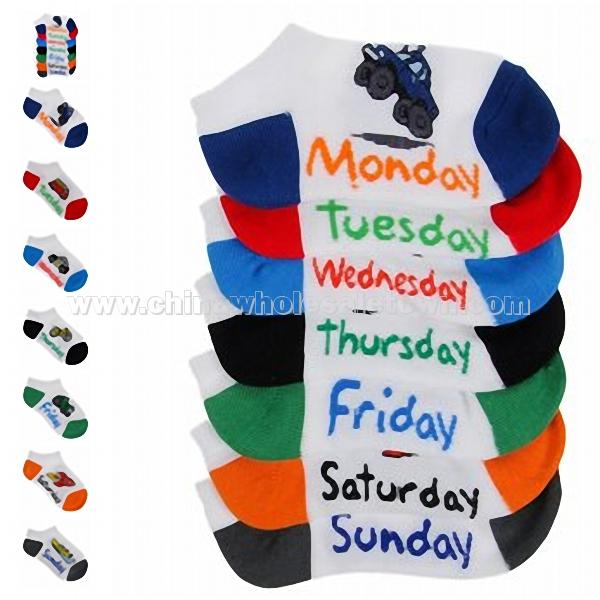 Kids' Toddler Days of Week Socks