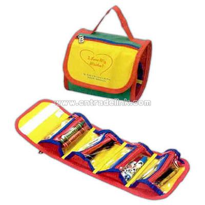 Kid's art roll up case