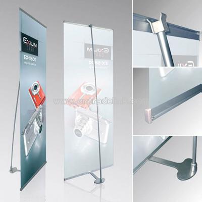 L Banner Stand