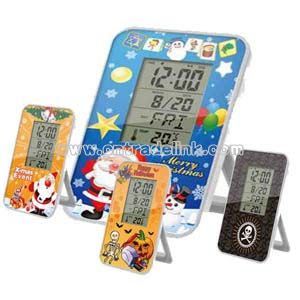 LCD Clock with digital display