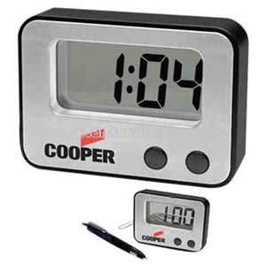 LCD digital alarm clock