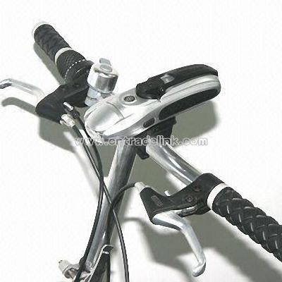 LED Bicycle Flashlight with Compass and Mobile Phone Charger