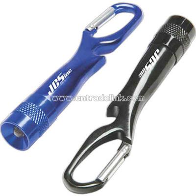 LED Bottle Opener with carabineer