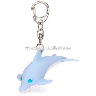LED Dolphin Keychain