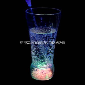 LED Flashing Football Glass