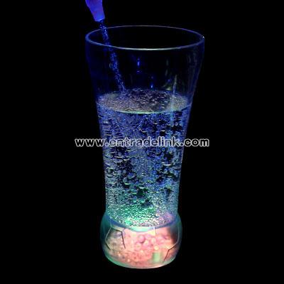 LED Flashing Football Glass
