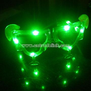 LED Flashing Sunglasses