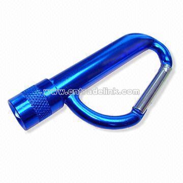 LED Flashlight Carabiner Keychain