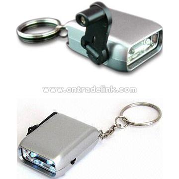 LED Flashlight With Keychain