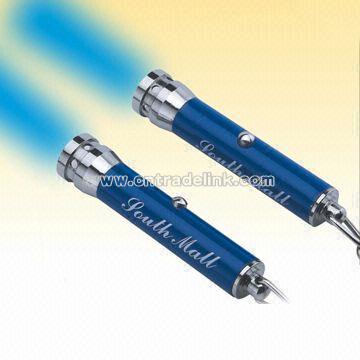 LED Flashlight with Keyring