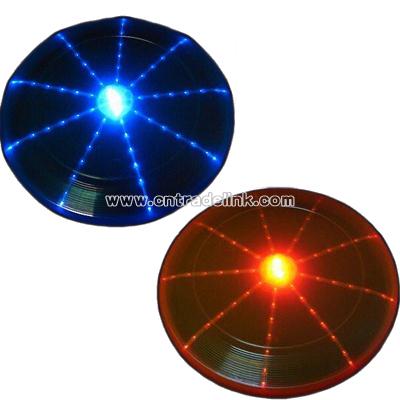 LED Frisbee with Fiber Optic