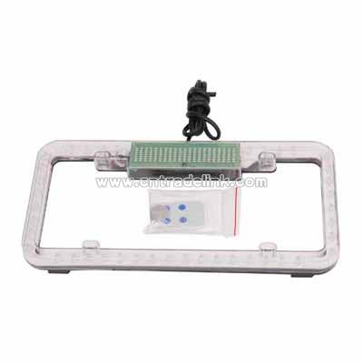 LED License Plate Frame with Remote Control