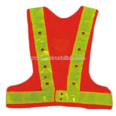 LED Light Reflective Vest