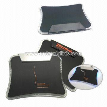 LED Light USB HUB Mouse Pad