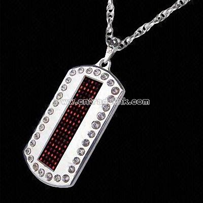 LED Name Badge Pendant