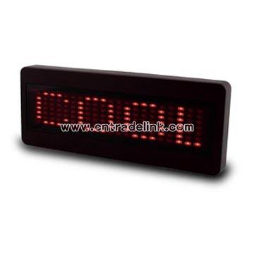 LED Name Badge