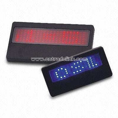 LED Name Badge