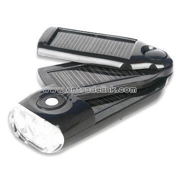 LED Solar Flashlight