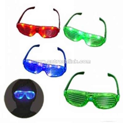LED flashing eyeglasses