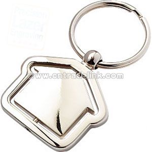 LONDON HOUSE METAL KEYRINGS