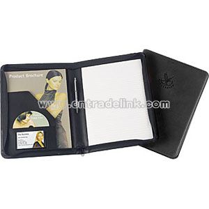 LUGANO ZIPPED CONFERENCE FOLDERS